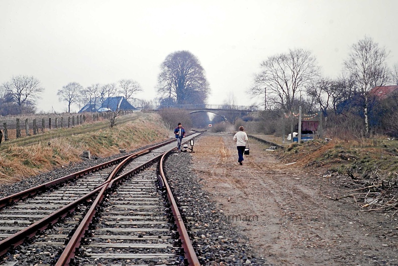 1984 - Bahnhof Erfde